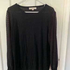 Plus Size Loft Black Sweater